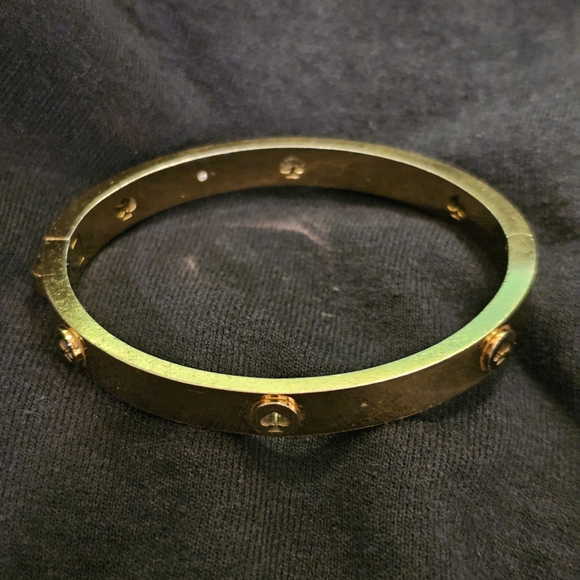 Kate Spade Spot The Spade Studded Hinged Bangle - Picture 4 of 5
